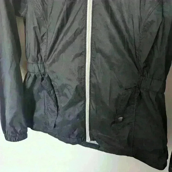 Columbia, windbreaker jacket,  black, elastic waist, size XS - Picture 7 of 12